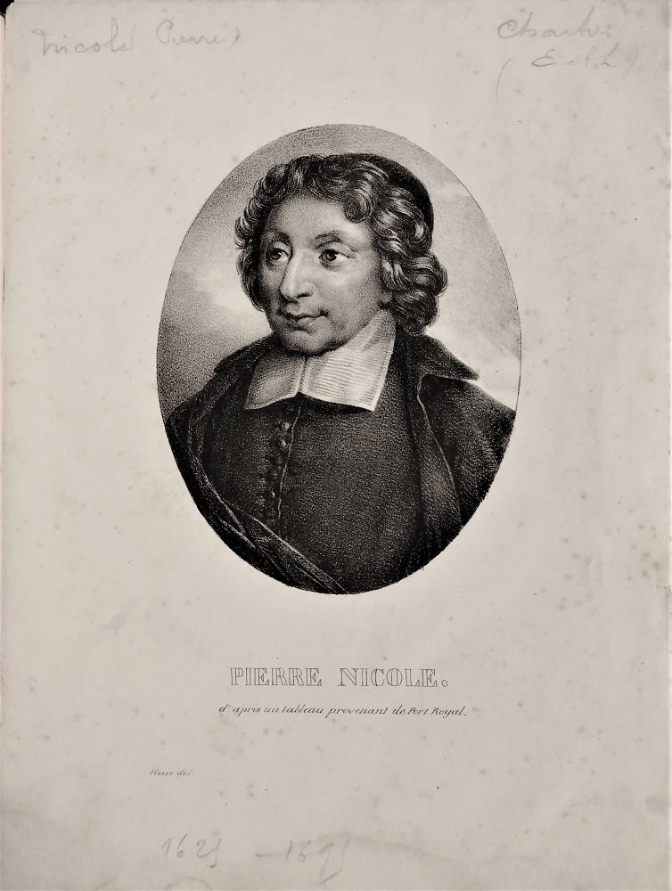 Hesse Portrait de Pierre Nicole (19e)