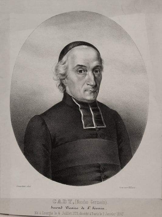 Courtin Portrait de Nicolas Germain Cady (1847)