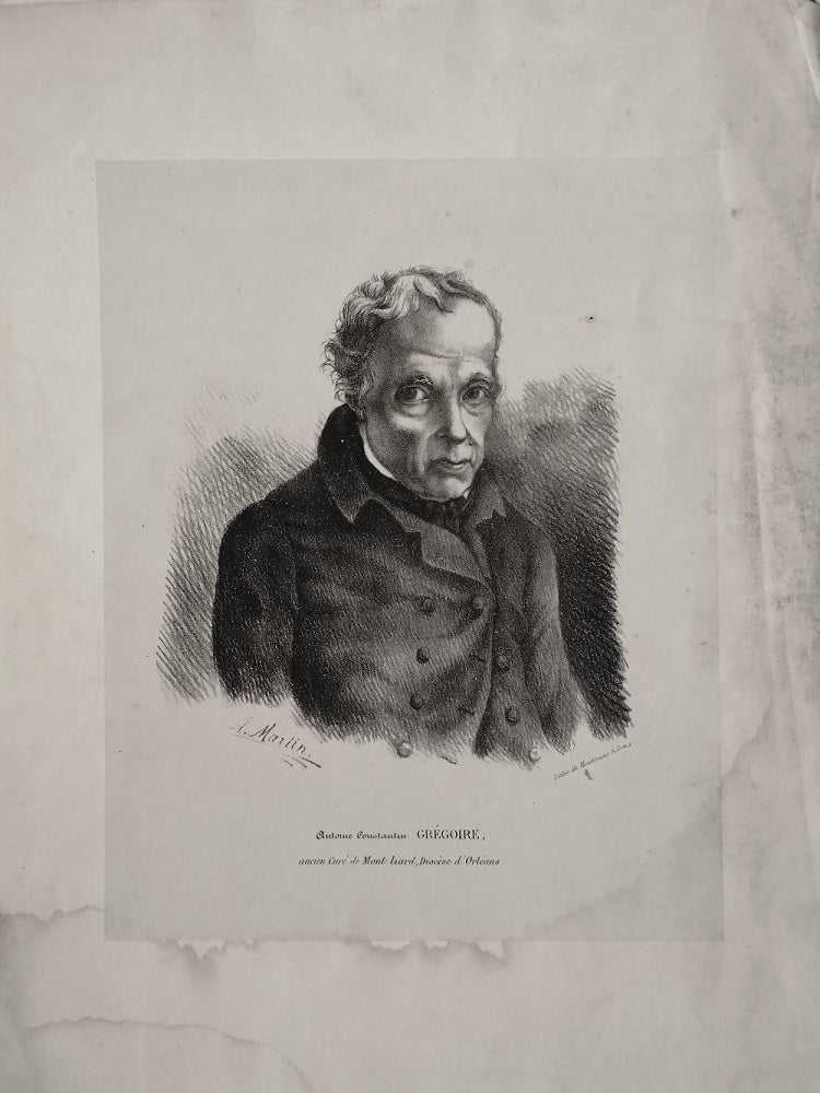 Mantoux Portrait de Antoine Constantin Grégoire (1840)