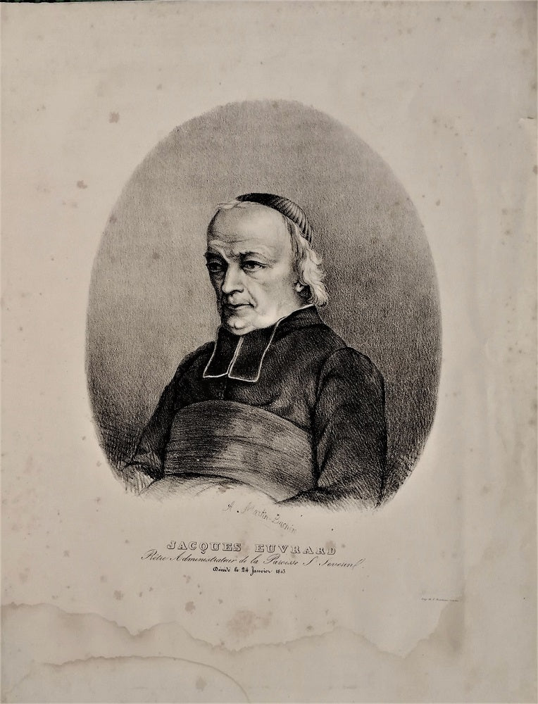 Bineteau Portrait du prêtre Jacques Euvrard (1843)