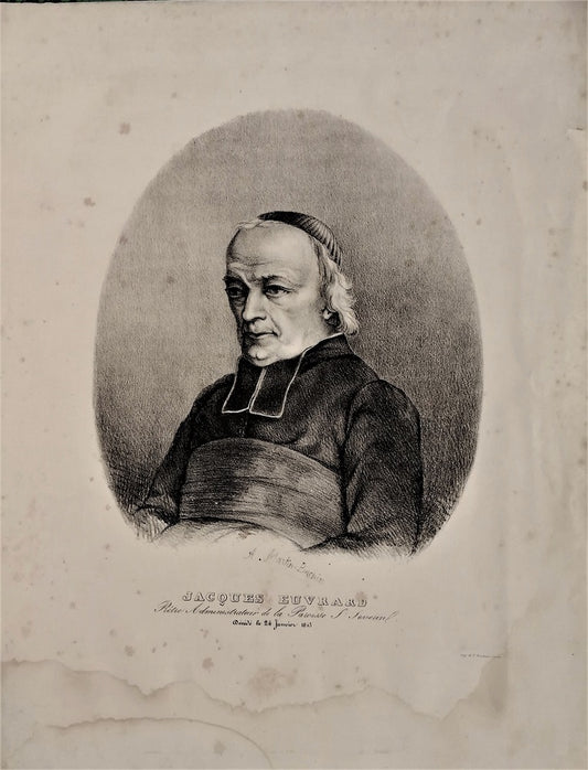 Bineteau Portrait du prêtre Jacques Euvrard (1843)