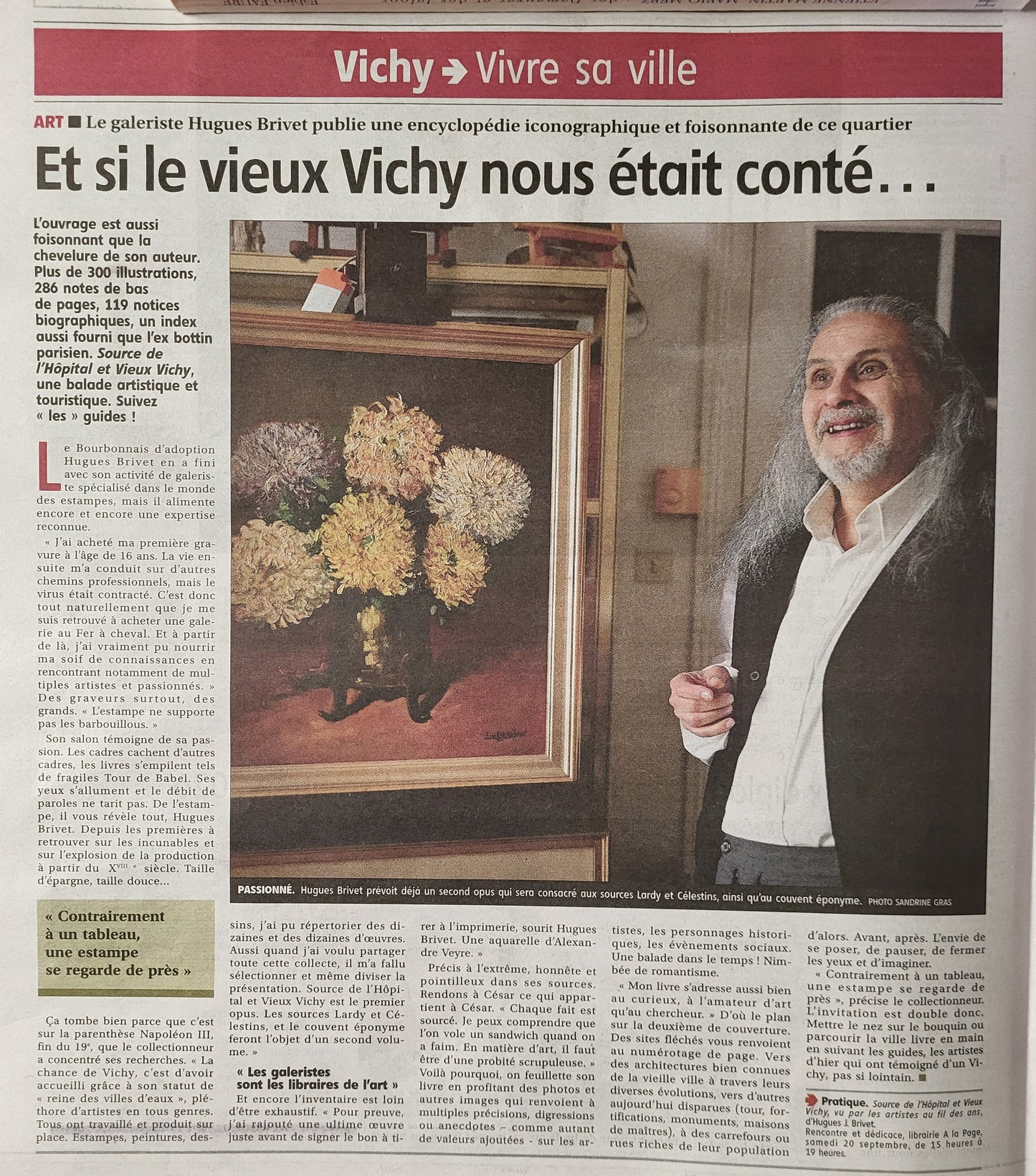 Brivet Source de l'Hôpital & Vieux Vichy vus par les artistes au fil des ans