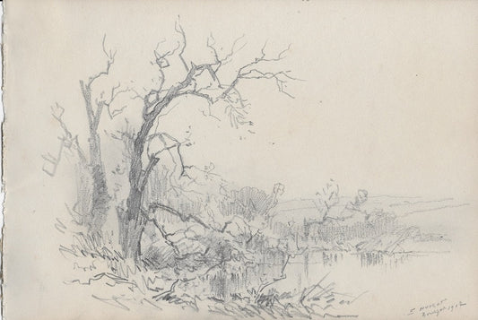 Noirot 17 L’Allier au Bourzat près de Vichy (1917) Bourbonnais