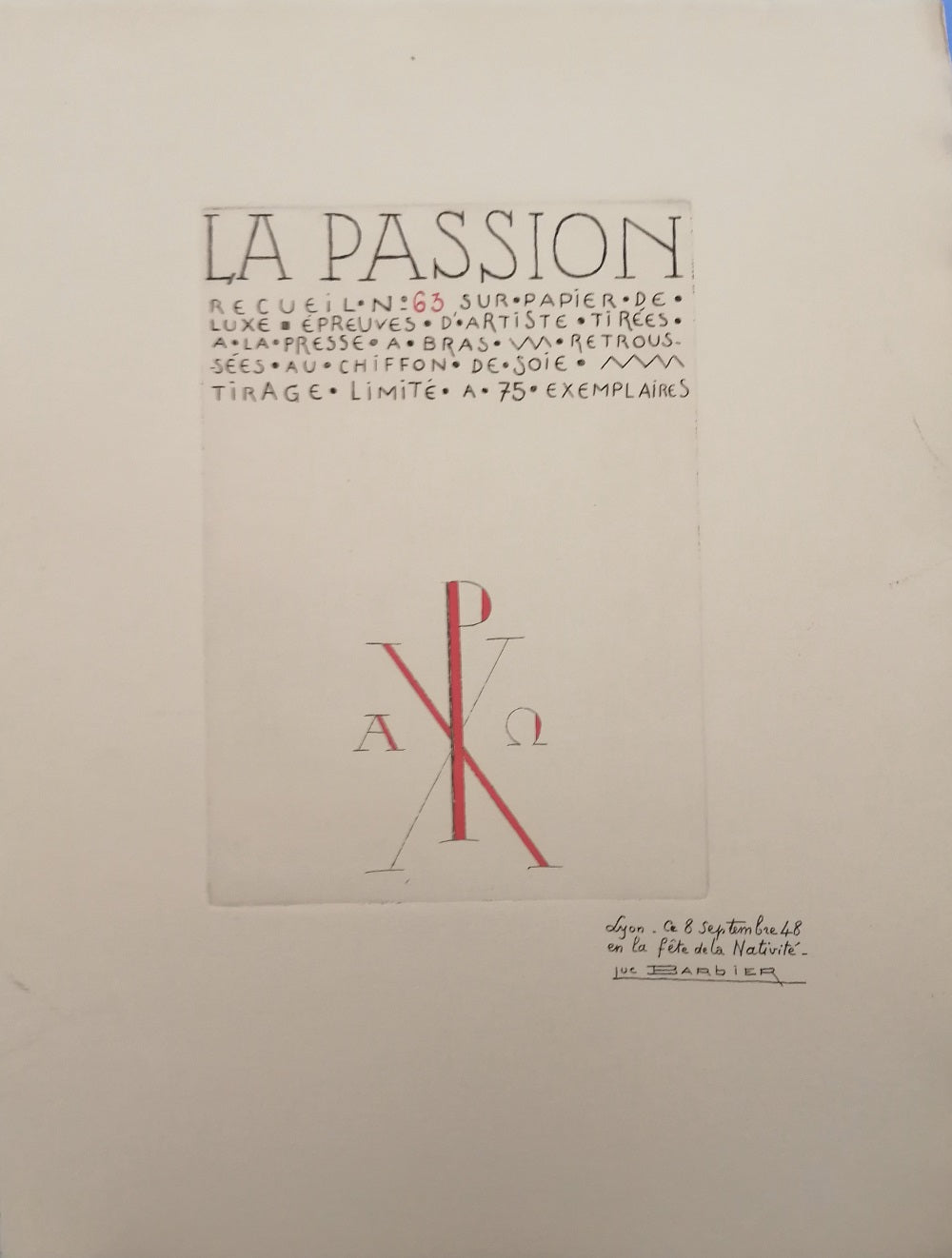 Barbier La Passion du Christ (1948)