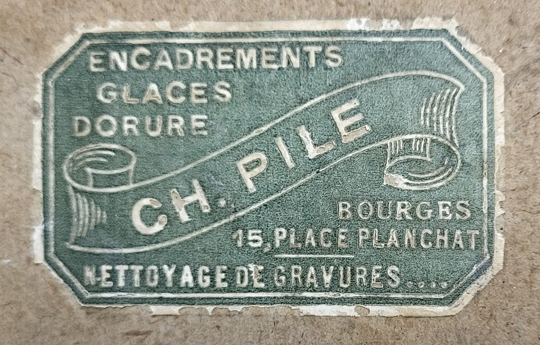 Chalandre Nevers Escalier de la rue des Jacobins 1909