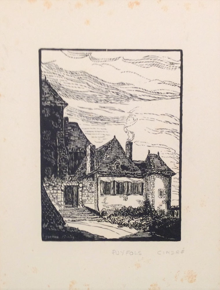 Tissier Manoir de Puyfol près Cindré ALLIER XXe