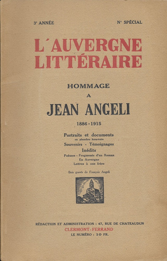 Angeli Hommage à Jean Angeli 1926