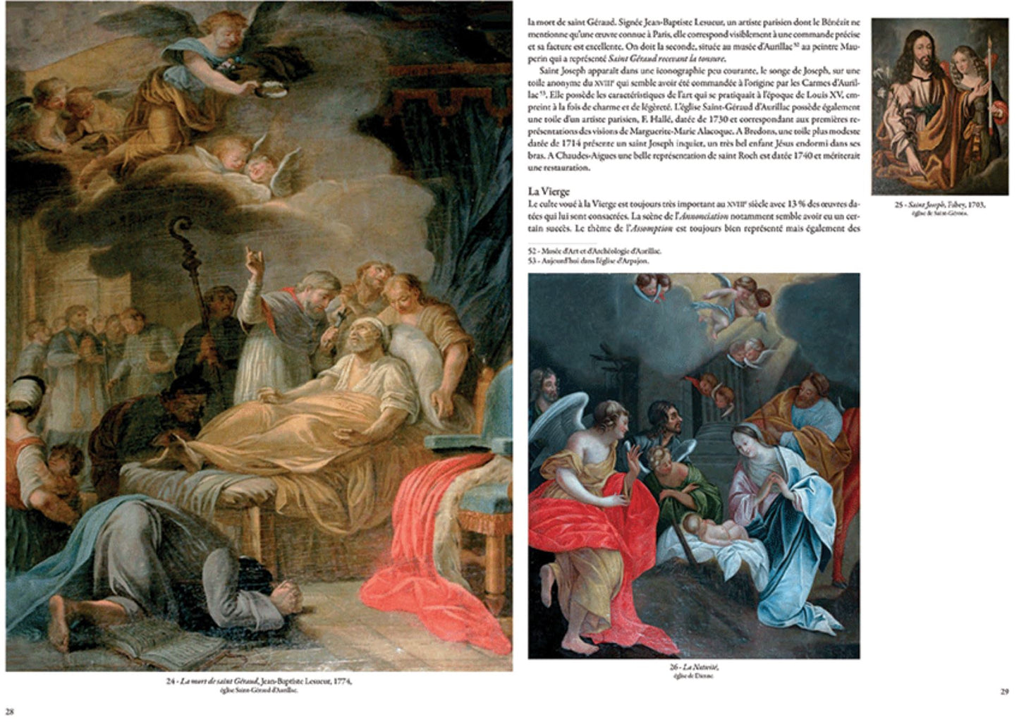 Moulier La peinture religieuse en Haute-Auvergne XVIIe - XXe siècles