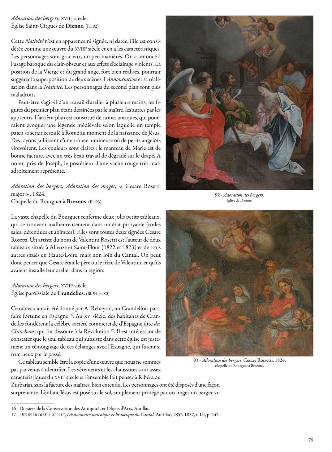 Moulier La peinture religieuse en Haute-Auvergne XVIIe - XXe siècles