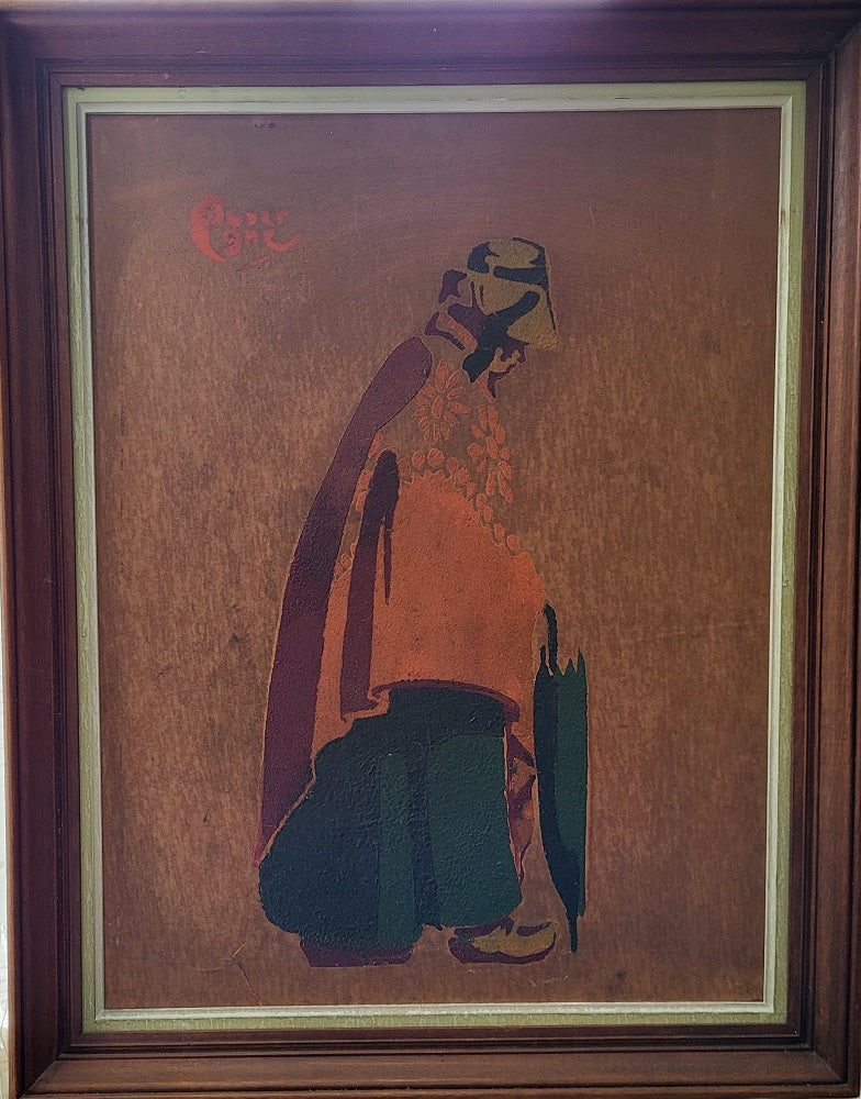 Busset Paysanne auvergnate vers 1919