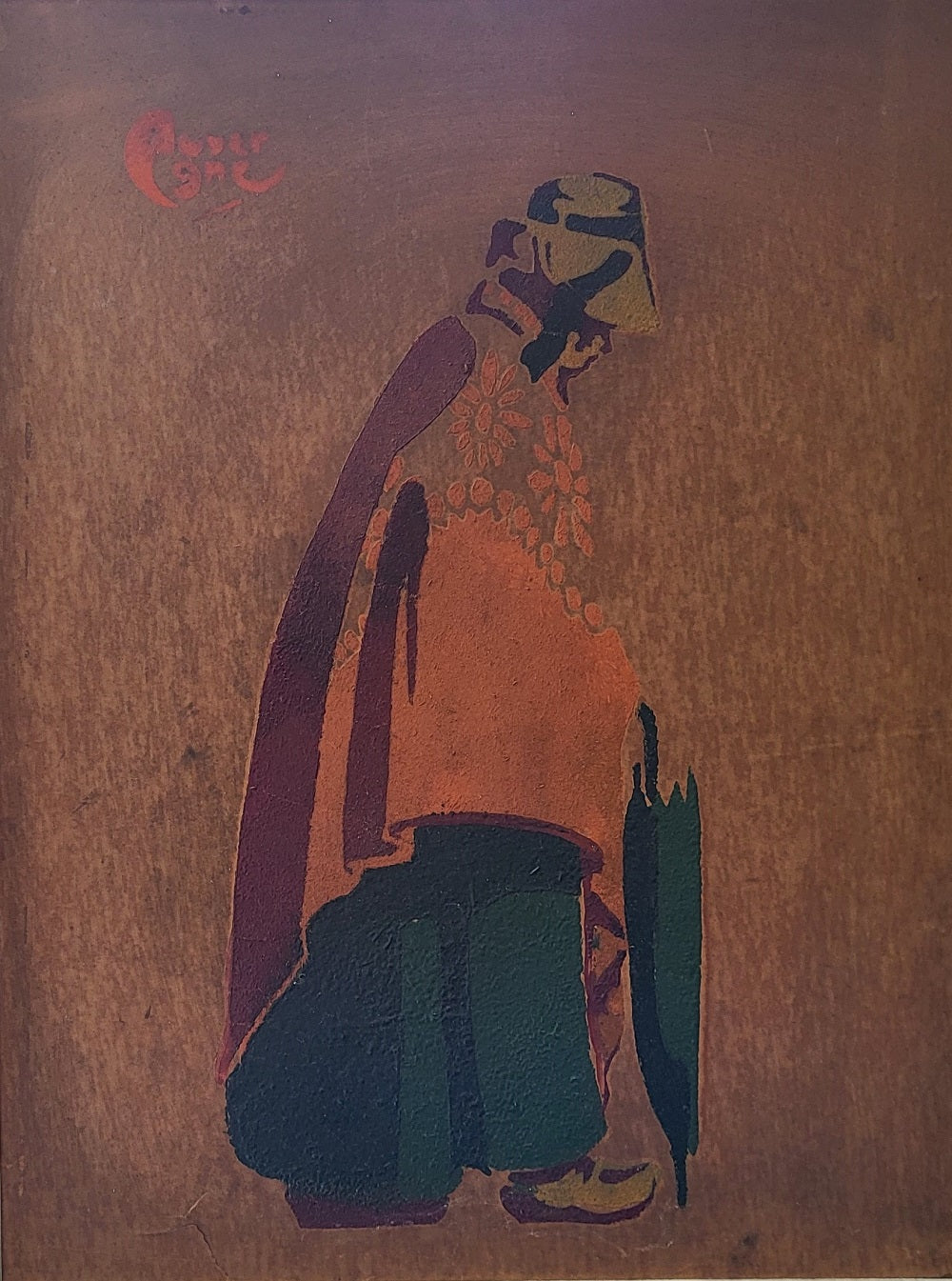 Busset Paysanne auvergnate vers 1919