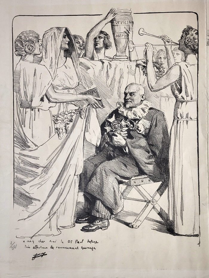 Jonas Villa Menu de la Légion d’Honneur du Dr. Paul Antoine (1/32, 1930)