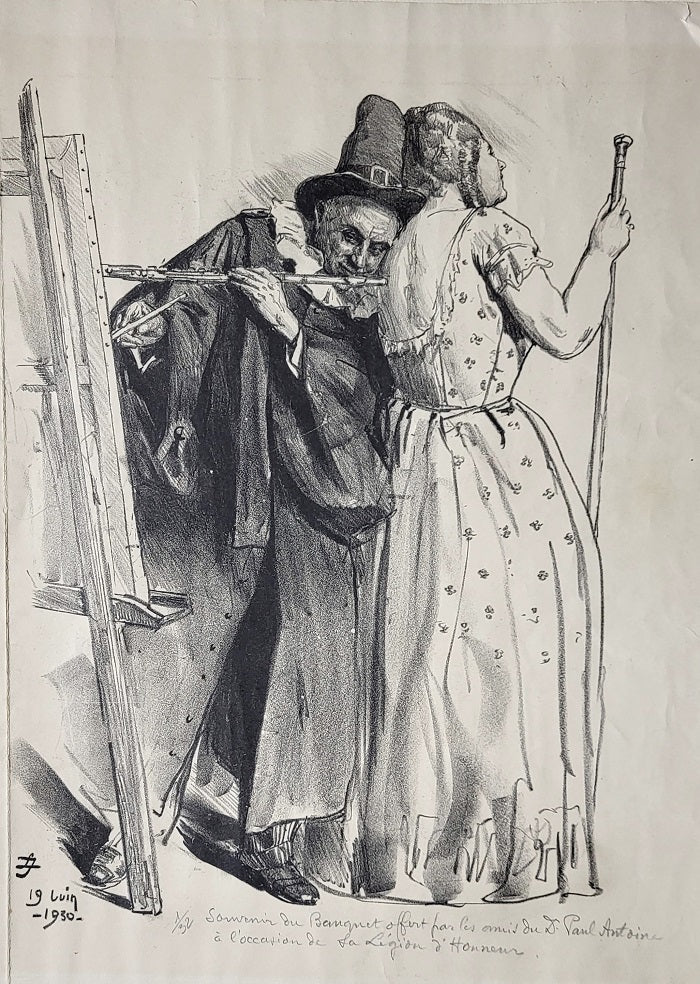 Jonas Villa Menu de la Légion d’Honneur du Dr. Paul Antoine (1/32, 1930)