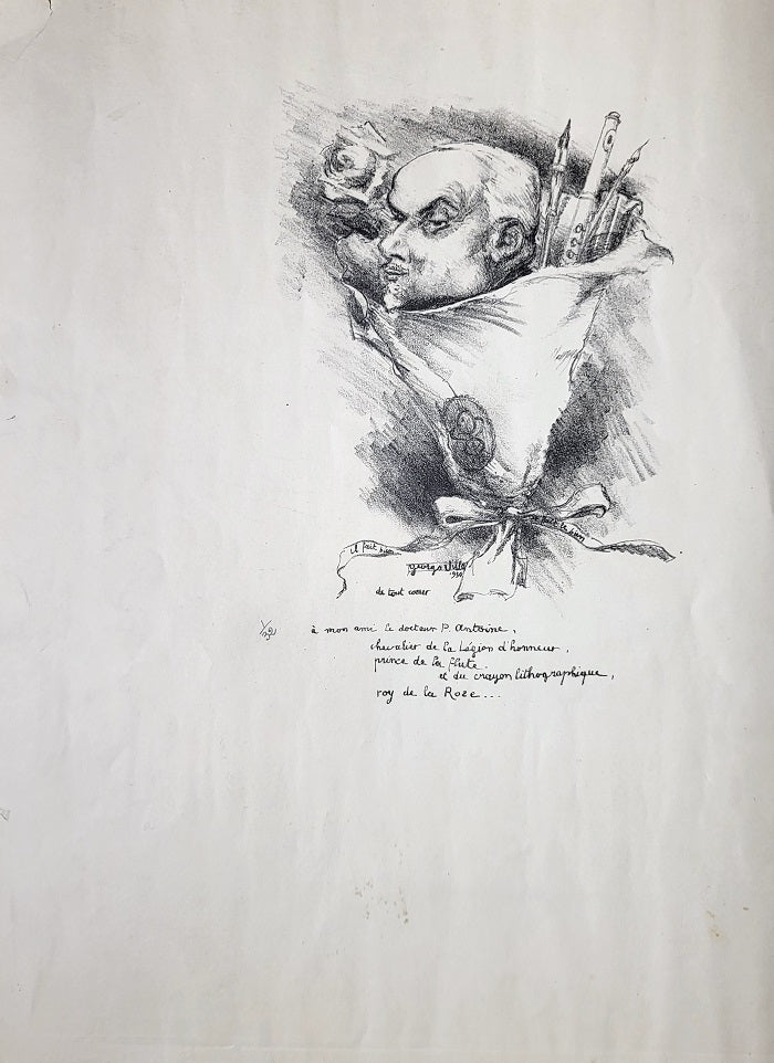 Jonas Villa Menu de la Légion d’Honneur du Dr. Paul Antoine (1/32, 1930)