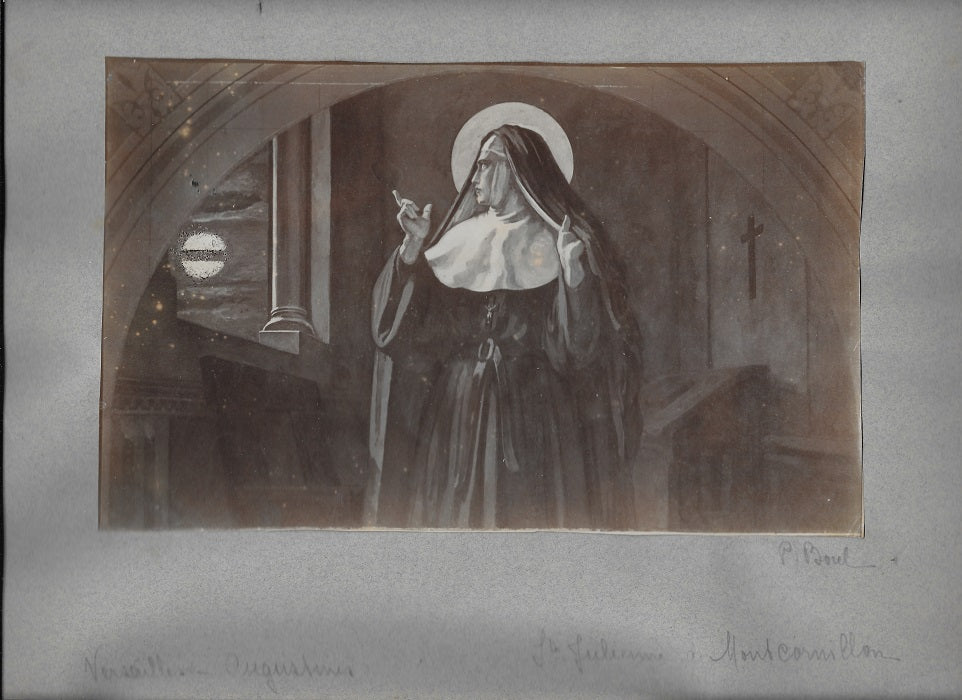 Thiollier Lot photos des fresques de Borel à la Chapelle des sœurs Augustines de Versailles 1897