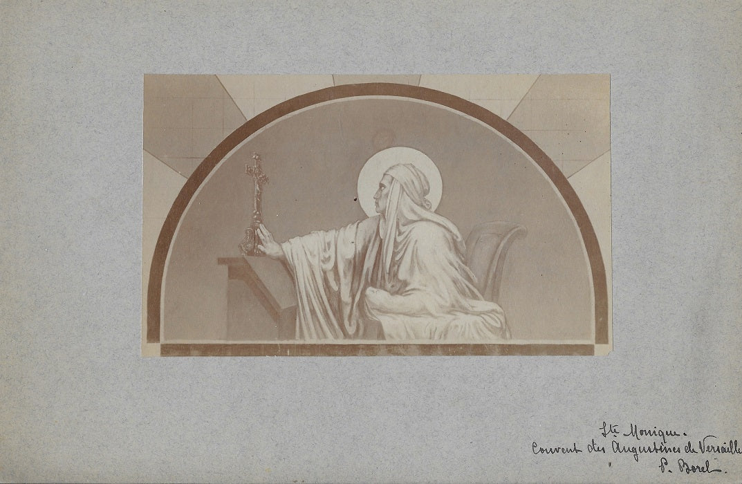 Thiollier Lot photos des fresques de Borel à la Chapelle des sœurs Augustines de Versailles 1897