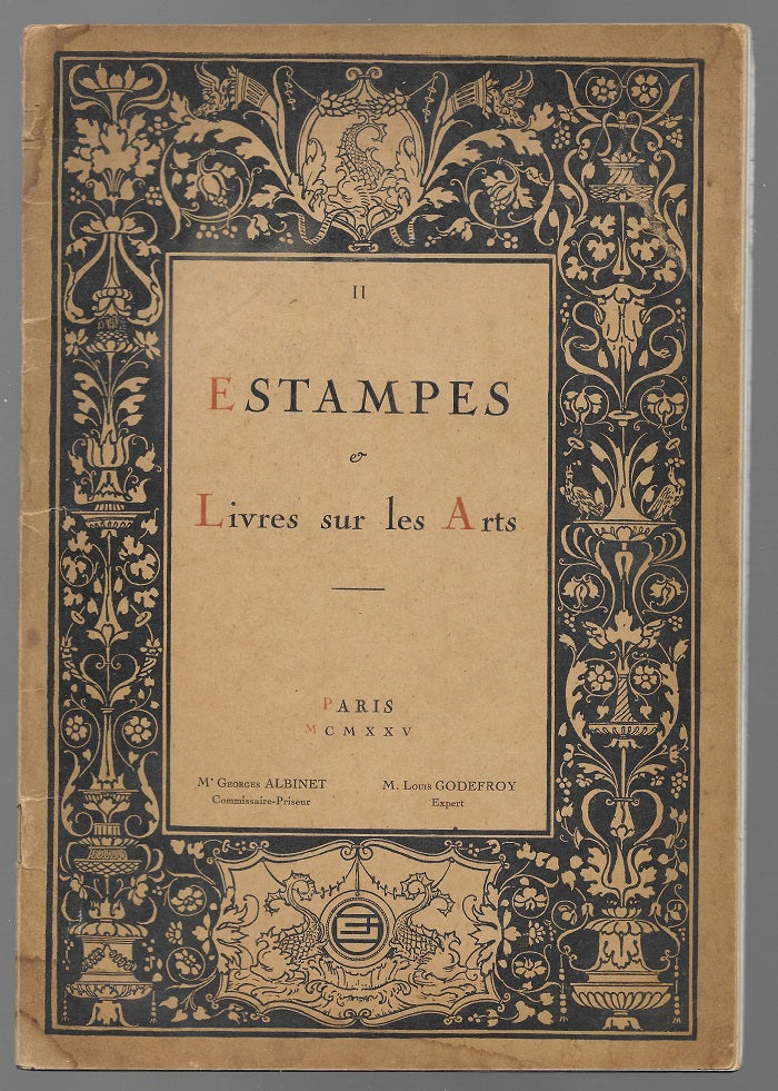 Catalogue Estampes & Livres sur l'Art 1925