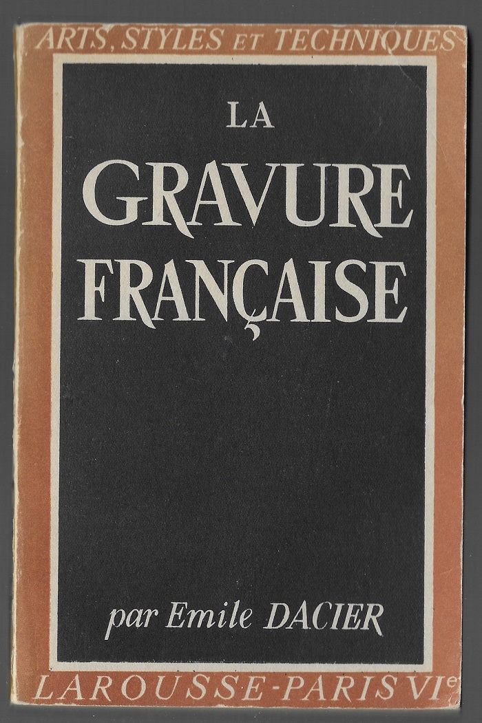 Dacier La Gravure Française 1944