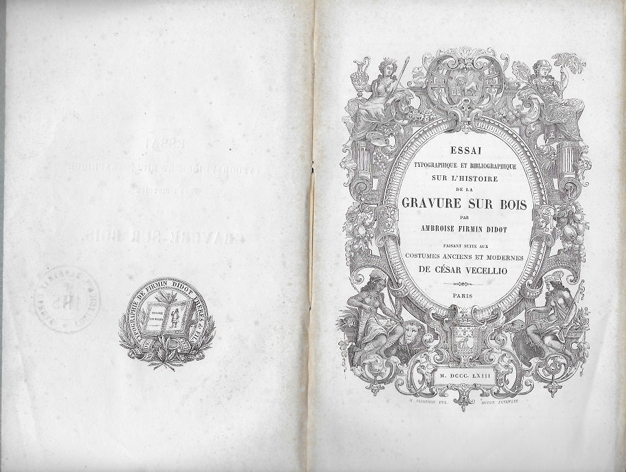 Didot Vecellio Histoire de la gravure sur bois 1863