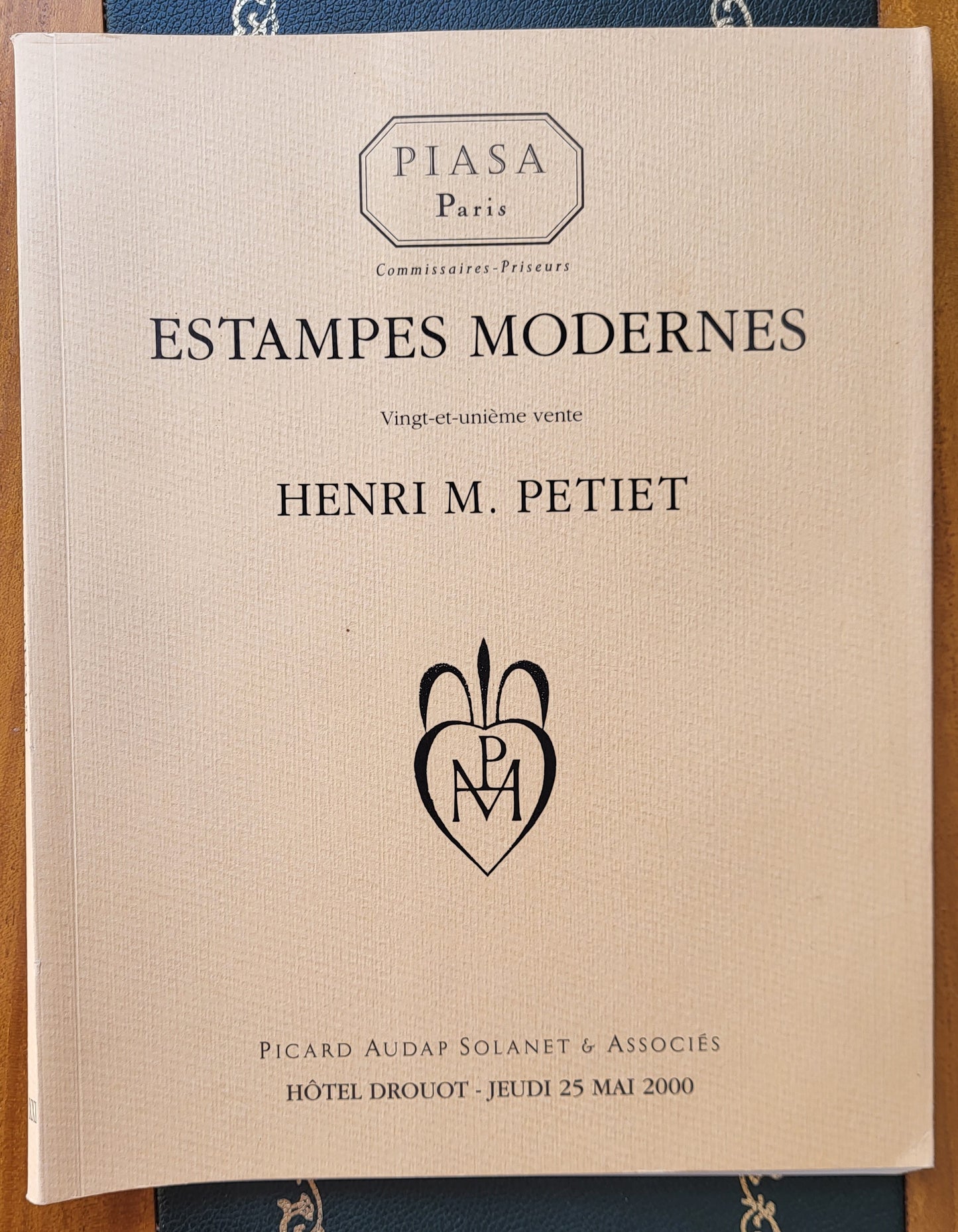 Catalogue Estampes modernes Henri M Petiet 2000