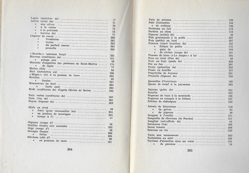 Forot Chièze Odeurs de forêt et fumets de table 1963