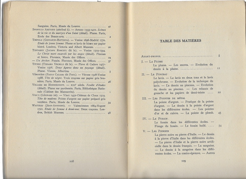 Lavallée Les techniques du Dessin 1949