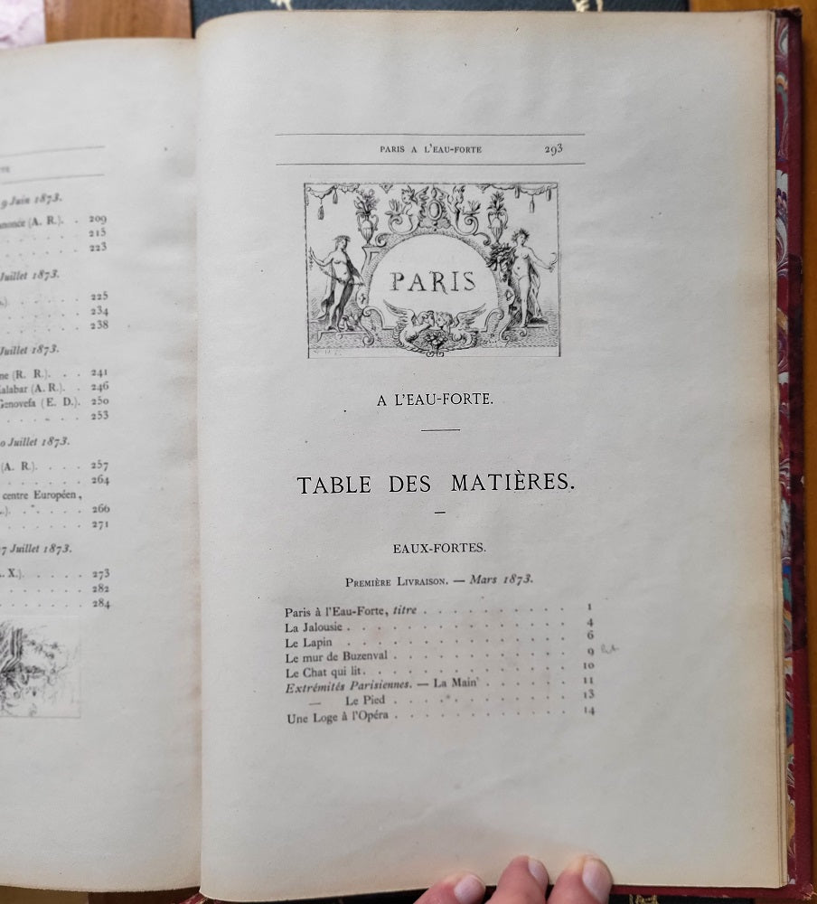 Lesclide PARIS à l'eau forte 1er Volume 1873