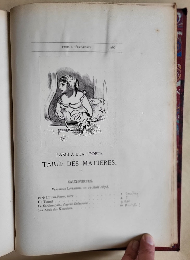 Lesclide PARIS à l'eau forte 2ème Volume 1873