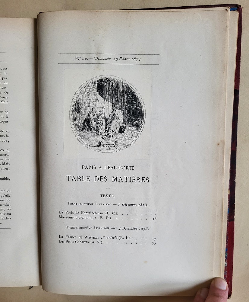 Lesclide PARIS à l'eau forte 3ème Volume 1873 - 1874