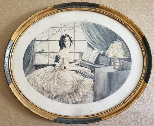 Millière Jeune fille au piano