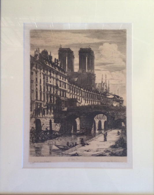 Meryon Paris Le Petit Pont 1850