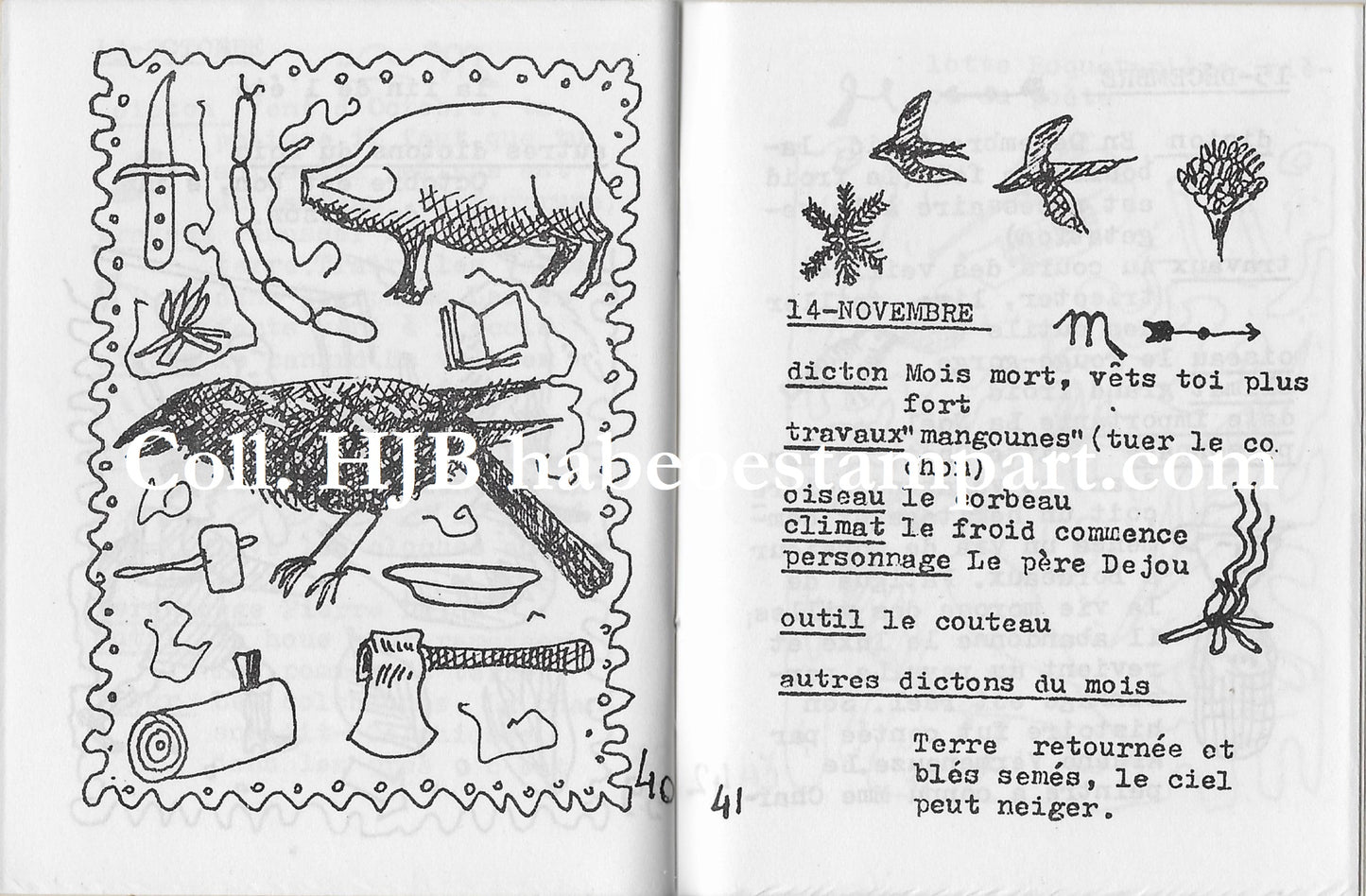 Rubio Les riches heures des voisins de Vielles Cantal 1991