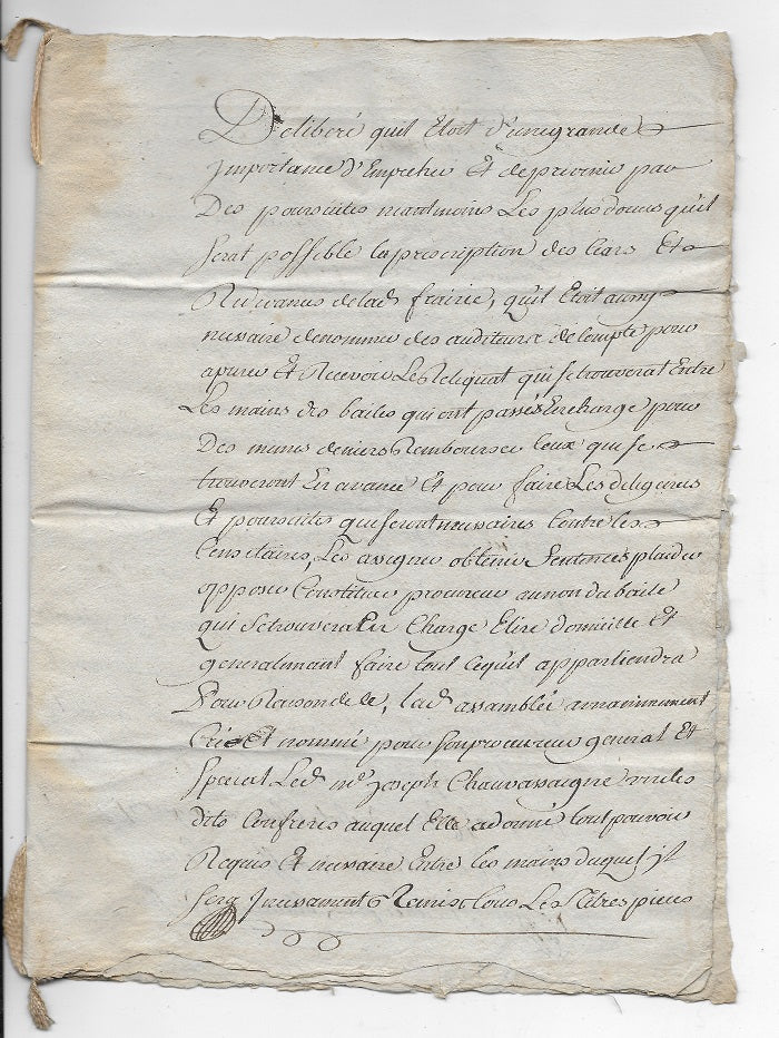 Confrérie du Saint-Esprit 18 mars 1756 Clermont-Ferrand