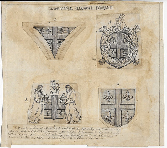Béchis Armoiries de Clermont-Ferrand XIX