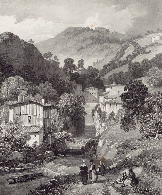 Harding Cascade de Thiers Puy-de-Dôme 1825