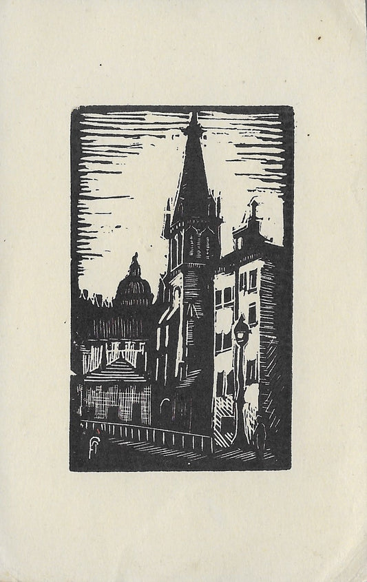 Thuaire Lyon Près de l'Hôtel-Dieu c. 1920