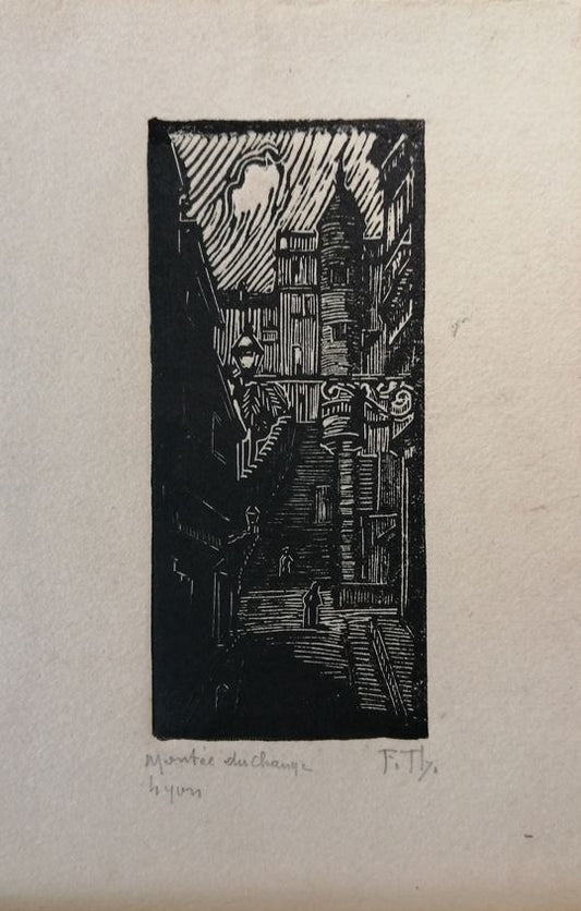 Thuaire Lyon Montée du Change c. 1920