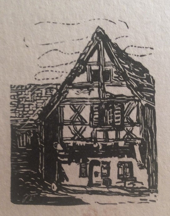 Tissier Manoir de Puyfol près Cindré ALLIER XXe