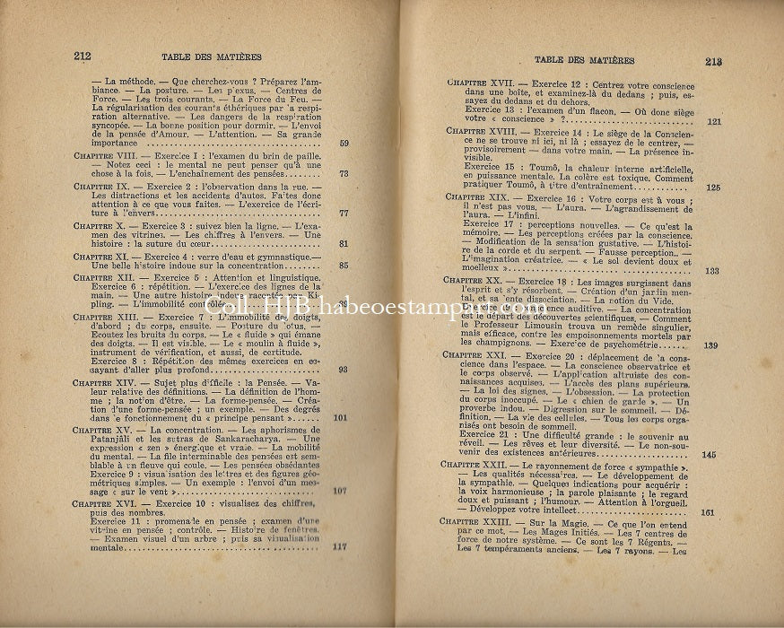 Varagnat Les Hauts Pouvoirs psychiques par la pratique du Yoga 1946