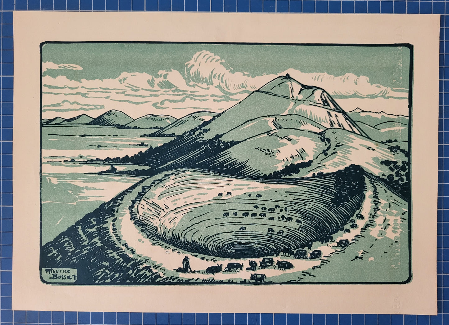 Busset Puy de Dôme et cratère du Pariou 1924