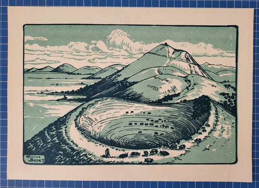 Busset Puy de Dôme et cratère du Pariou 1924