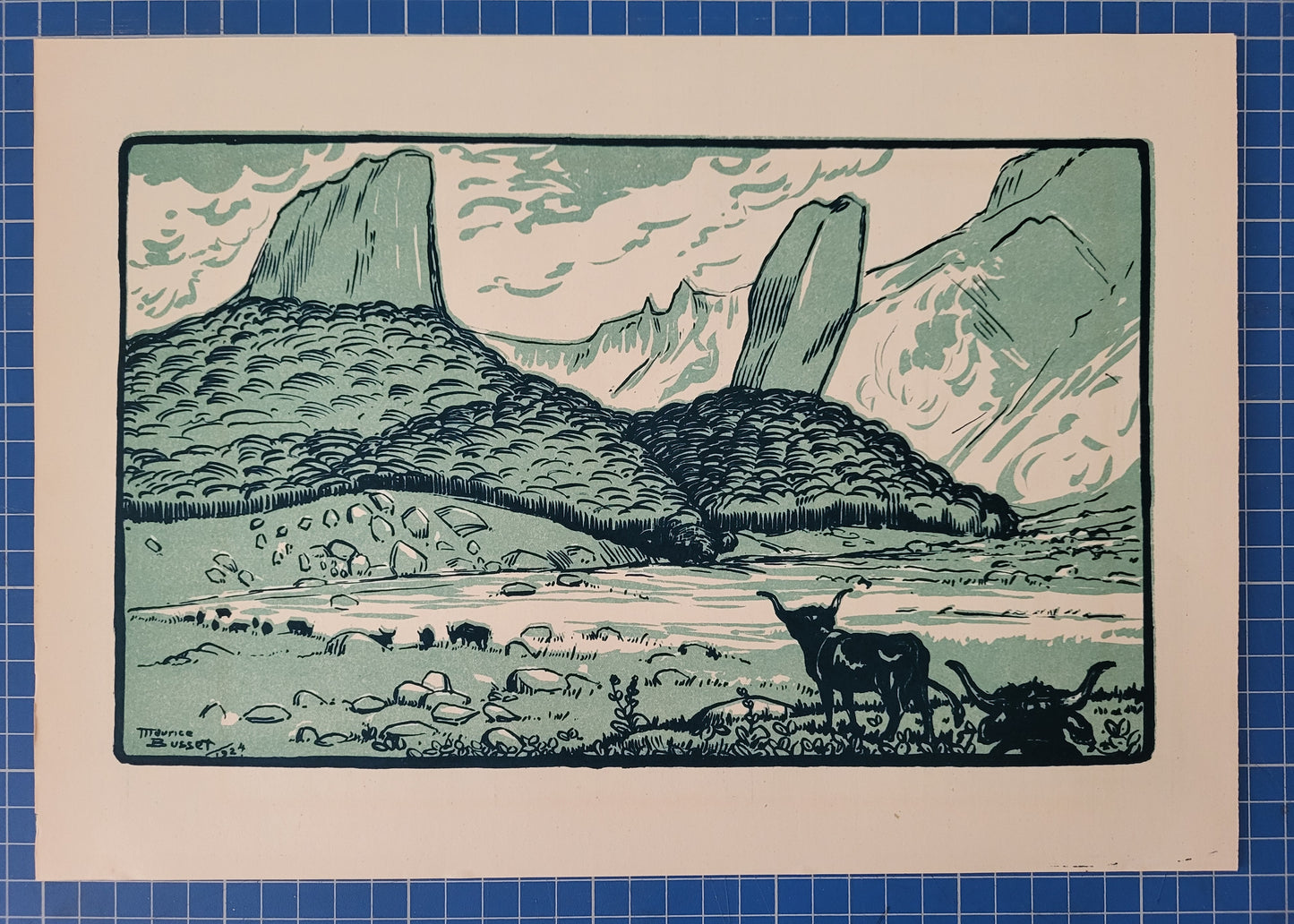 Busset Vallée de Chaudefour 1924