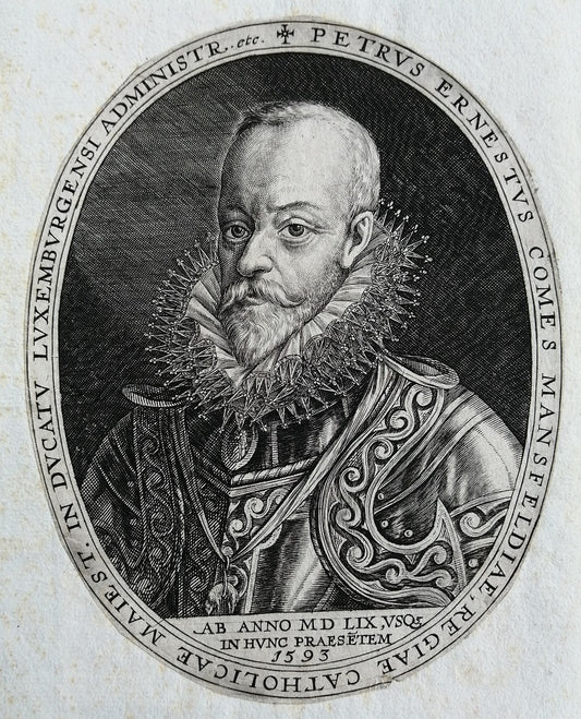 Passe the Elder Portrait of Peter Ernst von Mansfeld 1593
