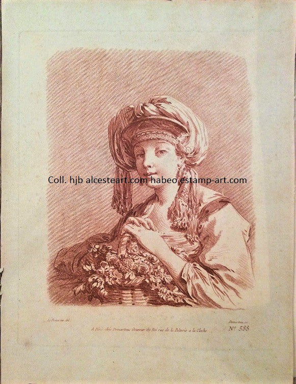 Demarteau Le Prince Femme russe au turban N388