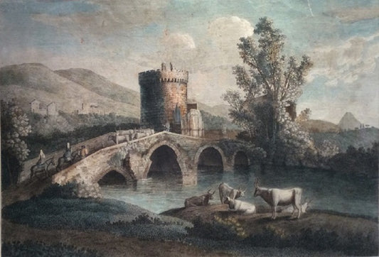 Morelli Veduta del Ponte Lucano Italie (c. 1790) Hacker