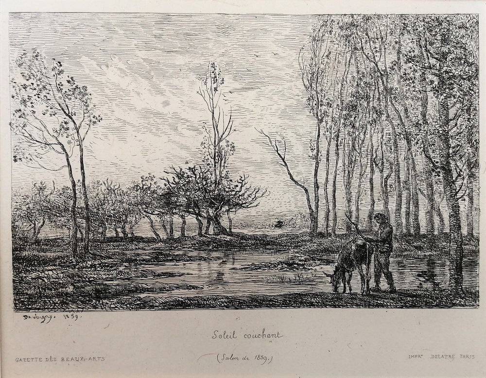Daubigny Le Soleil couchant (1859)
