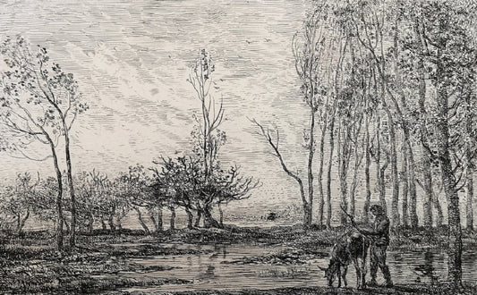 Daubigny Le Soleil couchant (1859)