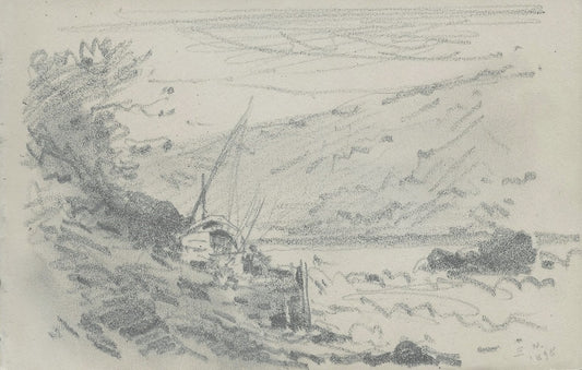 Noirot 113 Cabane de pêche au bord de la Loire (1898)