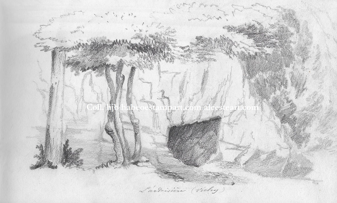 X Vichy. L'Ardoisière Cusset (1854)