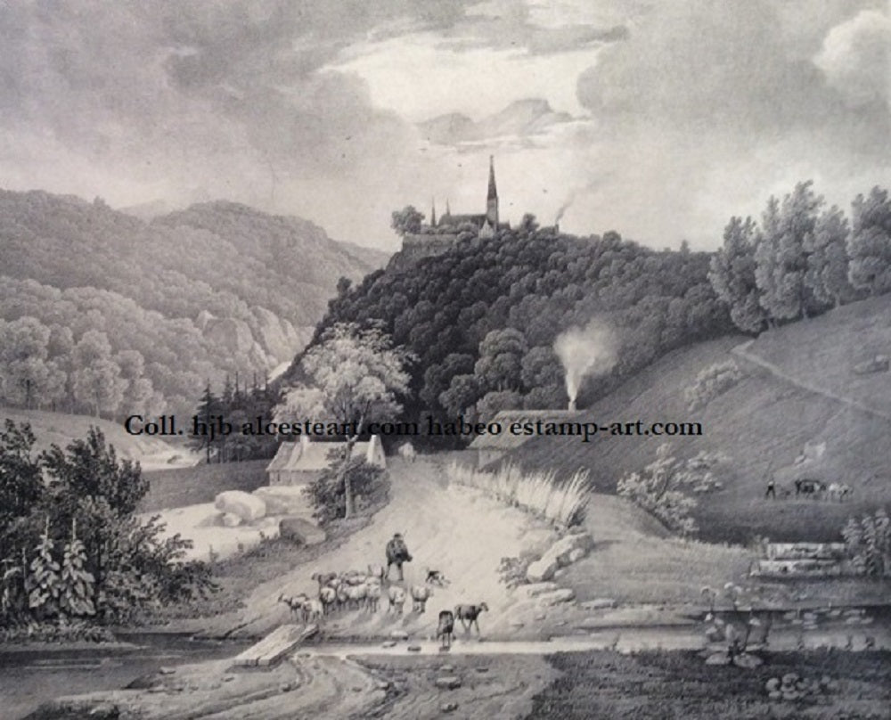 Bichebois Environs de Riom (1827) Puy-de-Dôme Auvergne